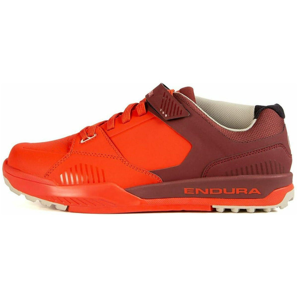 Endura MT500 Burner Clipless Men's MTB Cycling Shoes - Red | Cycling Performance