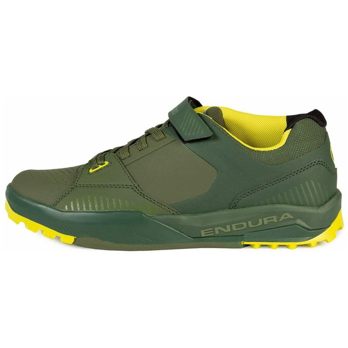 Endura MT500 Burner Flat Men's MTB Cycling Shoes - Green | Cycling Performance