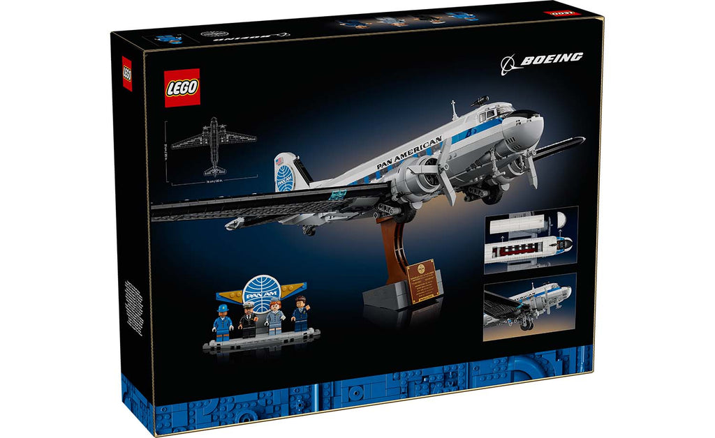 LEGO Icons Douglas DC-3 PAN AM Airliner | 11378