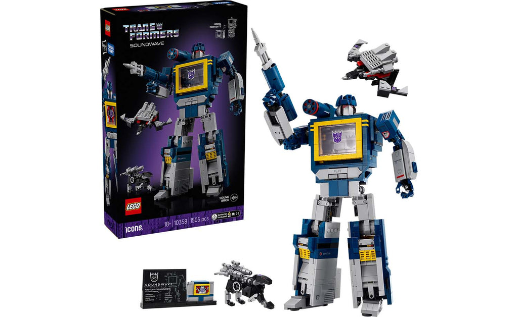 LEGO Icons Transformers: Soundwave | 10358