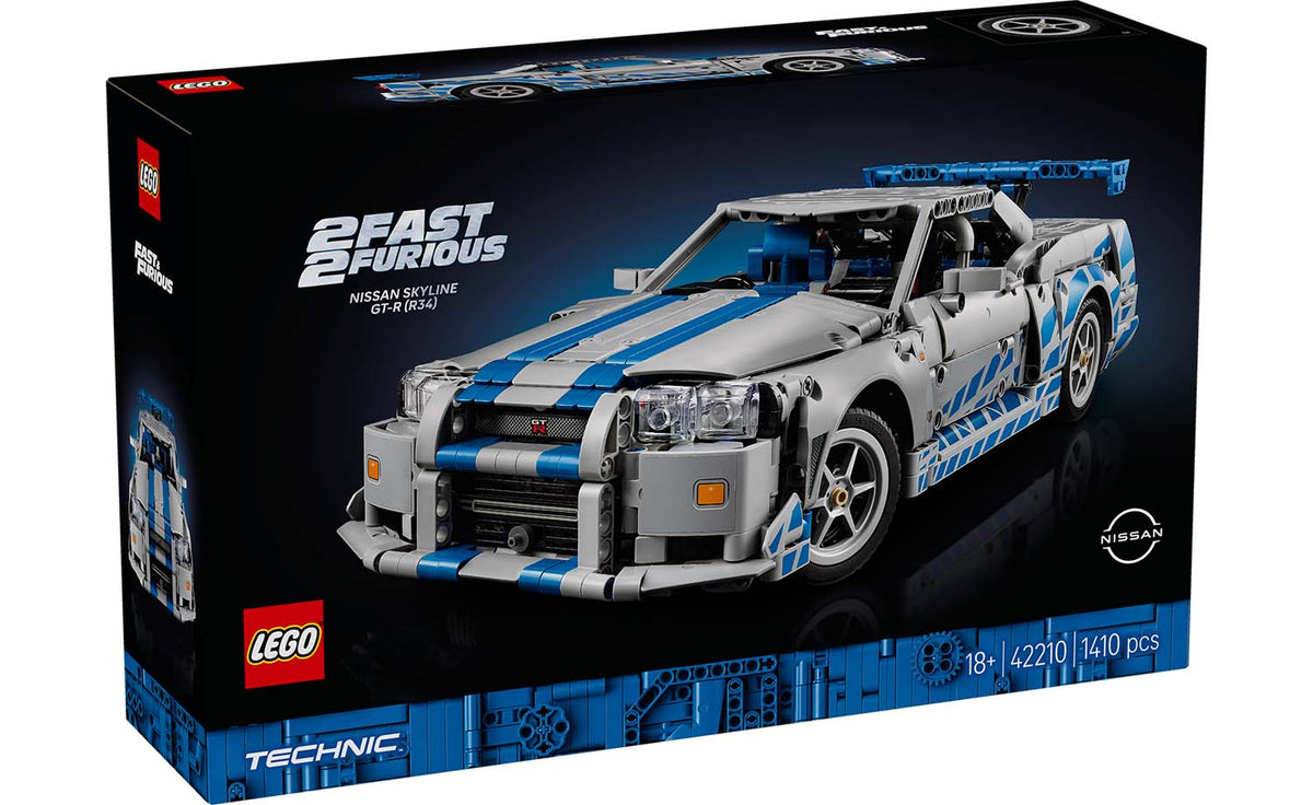 LEGO Technic 2 Fast 2 Furious Nissan Skyline GT-R (R34) Car | 42210